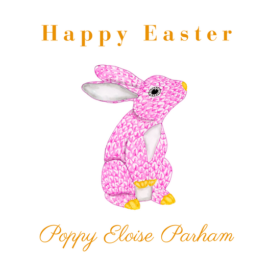 Herend Pink Easter Tag